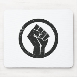 Tapis De Souris Simple Black Life Matériau de protestation Power P