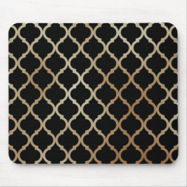 Tapis De Souris Simple Elegant Moderne Or Motif marocain |