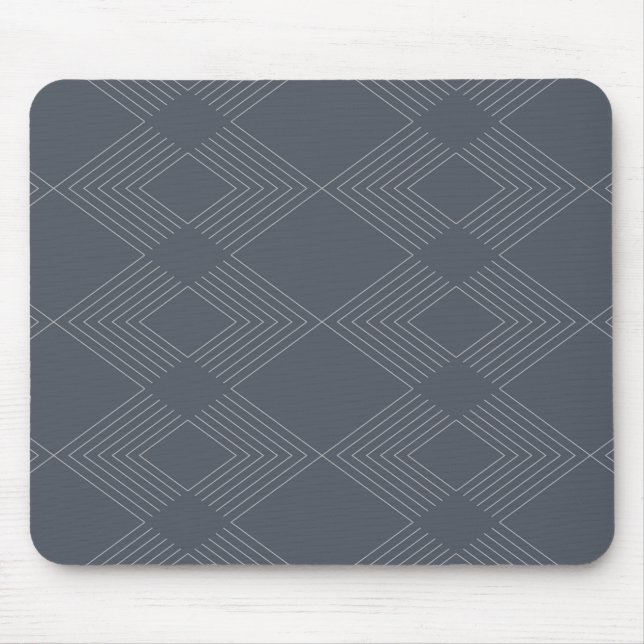 Tapis De Souris Simple, élégant, urbain, motif graphique en ligne  (Devant)