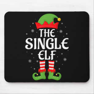 Tapis De Souris Simple Elf Noël Famille Équipe de lutins de Noël