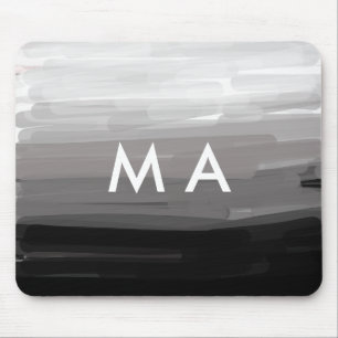 Tapis De Souris Simple monogramme ajouter votre nom lettre man min
