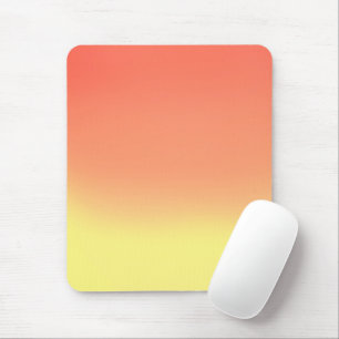 Tapis De Souris Simple Sunset Ombre Effet orange et jaune