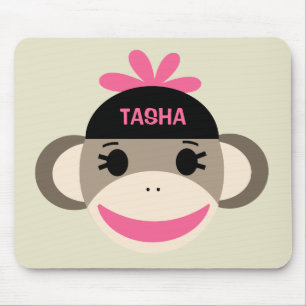 Tapis De Souris Singe personnalisé Mousepad de chaussette pour de