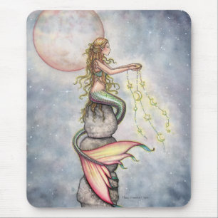 Tapis de souris sirène ciel étoilé