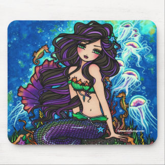 Tapis De Souris Sirène et méduses Mousepad de "Kathleen"