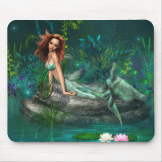 Tapis De Souris Sirène Mousepad d'Adventurine