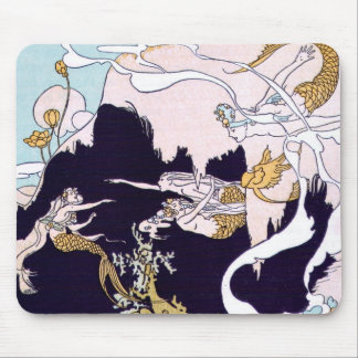 Tapis De Souris Sirènes d'art déco