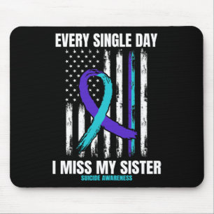 Tapis De Souris Sister Suicide Prévention Drapeau Américain