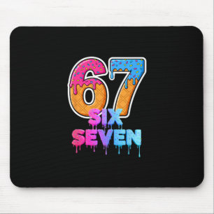 Tapis De Souris Six Seven Ice Cream Drip Gen Alpha Argot 6 7 Tenda