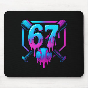 Tapis De Souris Six Seven Vendent des Crèmes Glacées Dégoulinantes