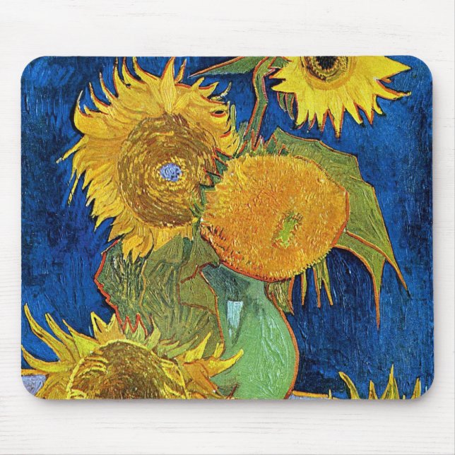 Tapis De Souris Six tournesols, Van Gogh (Devant)