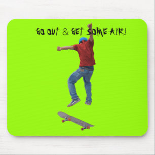 Tapis De Souris Skateboarder obtenir quelques Air Action Street Ku