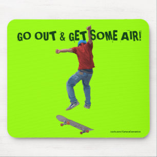 Tapis De Souris Skateboarder obtenir quelques Air Action Street Ku