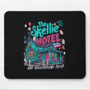 Tapis De Souris Skellie Motel Saison Éffrayante Halloween Citrouil