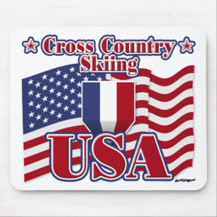 Tapis De Souris Ski de fond USA