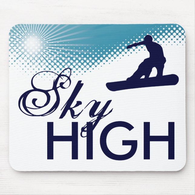 Tapis De Souris ski high snowboard (Devant)