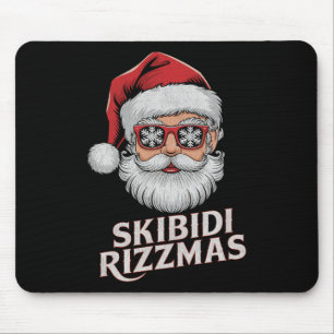 Tapis De Souris Skibidi Rizzmas Noël Père Noël Joyeux Rizz M