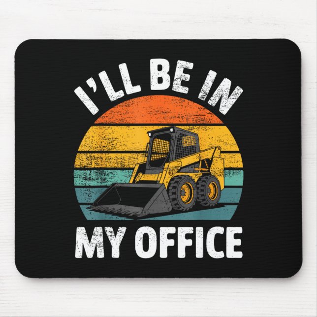 Tapis De Souris Skid Steer Operator Construction Heavy Equipment J (Devant)