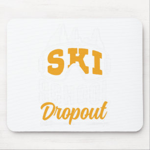 Tapis De Souris Skieur abandon scolaire école de ski sports d'hive