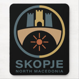Tapis De Souris Skopje North Macedonia Europe