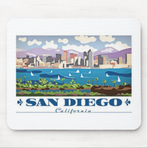 Tapis De Souris Skyline San Diego