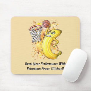 Tapis De Souris Slam Dunk Banana Fruitaire Energy Basketball 🍌