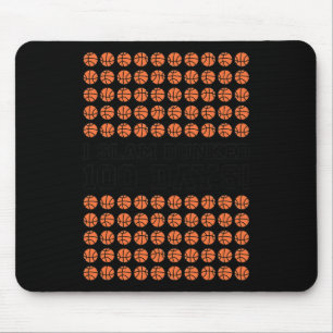 Tapis De Souris Slam Dunked Basketball 100 Jours Pour Les Garçons 