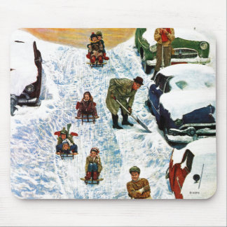 Tapis De Souris Sledding et creuser