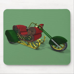 Tapis De Souris Sledge à moteur Santa Claus