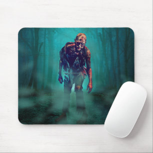 Tapis De Souris SlipperyJoe figure de zombie terrifiante isolée om