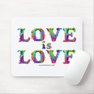Tapis De Souris SlipperyJoe l'amour est amour dégoulinant fondu dy
