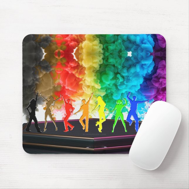 Tapis De Souris SlipperyJoe's Dancing Pride Shadows cadeaux gay ar (Avec souris)