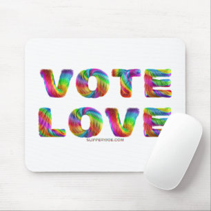 Tapis De Souris SlipperyJoe's vote amour égalité cadeaux gay pride
