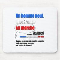 Slogan En Marche Mousepad