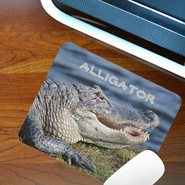 Tapis De Souris Smiling American Alligator Faune personnalisable
