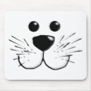 Tapis De Souris Smiling Kitty Cat Face