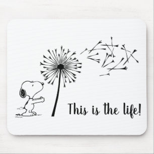 Tapis De Souris Snoopy Avec Dandelion
