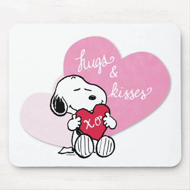 Tapis De Souris Snoopy Hugs & Kisses (Devant)