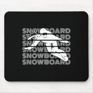 Tapis De Souris Snowboard Femmes Snowboard Snowboard Snowboard