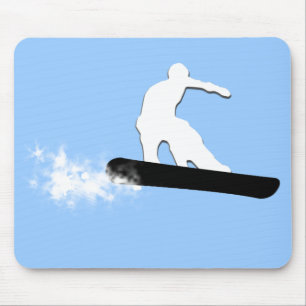 Tapis De Souris snowboard. simple.