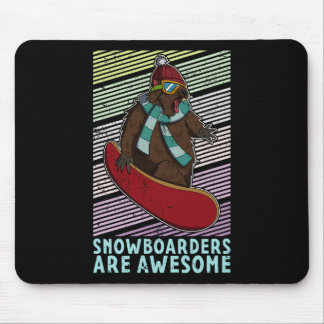 Tapis De Souris Snowboard Ski Snowboard Activité compétitive