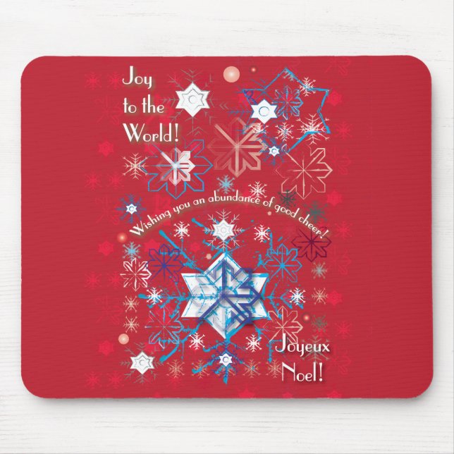Tapis De Souris Snowflake (Devant)
