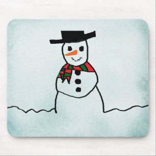 Tapis De Souris Snowman