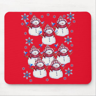 Tapis De Souris Snowman Souse Pad