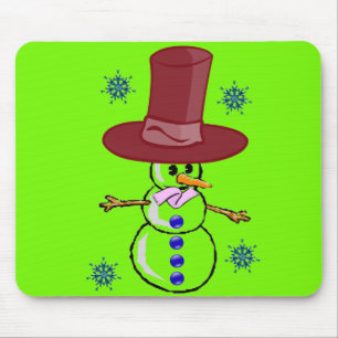 Tapis De Souris Snowman Souse Pad
