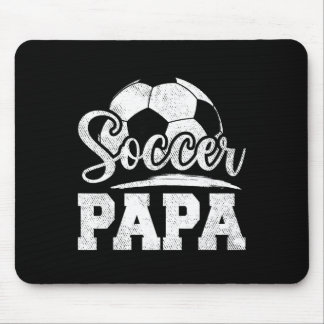 Tapis De Souris Soccer Papa Soccer Player Game Day Father's Day 