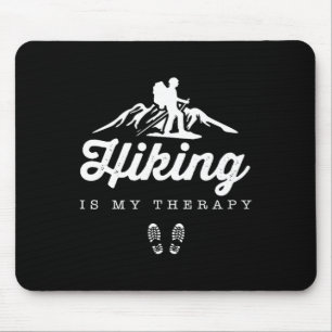 Tapis De Souris Société de tee-shirts Hiking By Design Uni-adultes