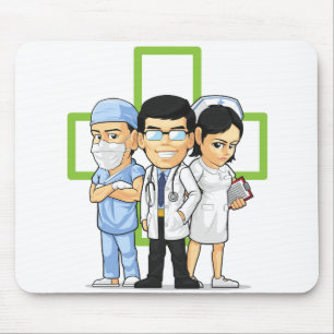 Tapis De Souris Soins de santé ou personnel Médicale - médecin 
