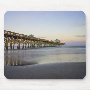 Tapis De Souris Soirée De Paix Sur Folly Beach