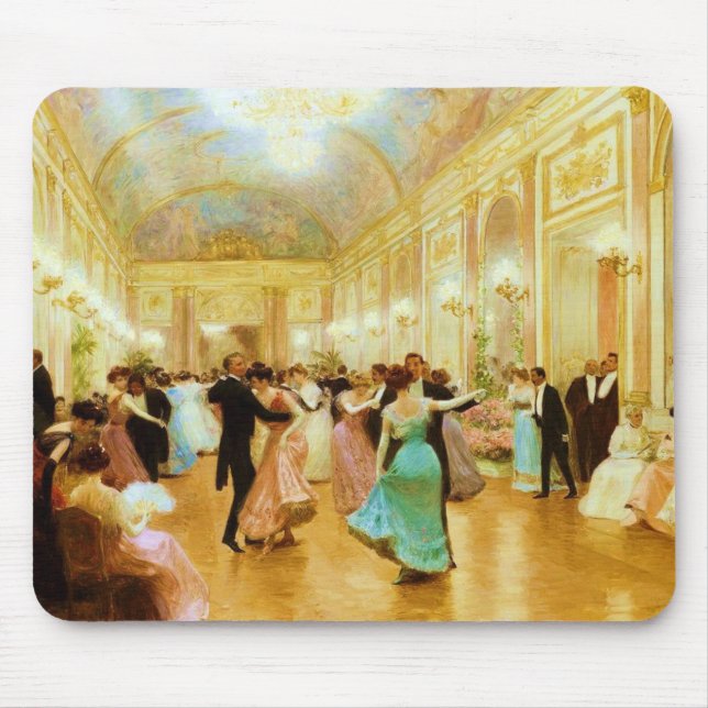 Tapis De Souris Soirée élégante (Danser au Palais Ball) (Devant)